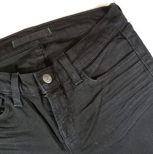 J BRAND Black Cigarette Leg Low Rise Jeans sz 26